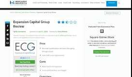 
							         Expansion Capital Group Review 2019 | Reviews, Ratings ...								  
							    