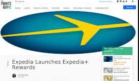 
							         Expedia Launches Expedia+ Rewards – The Points Guy								  
							    