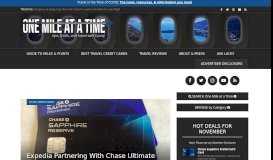 
							         Expedia Partnering With Chase Ultimate Rewards Travel Portal | One ...								  
							    