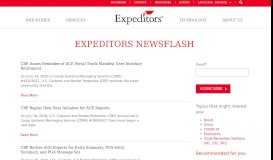 
							         Expeditors Newsflash | ACE Portal								  
							    