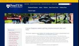 
							         Expense Report - Penn Business Services - University of Pennsylvania								  
							    