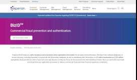 
							         Experian BizID | Reduce Commercial Fraud								  
							    