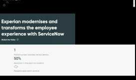 
							         Experian – Customer Stories – ServiceNow								  
							    