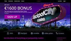 
							         Experience the Best Online Casino Action with JackpotCity								  
							    