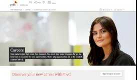 
							         Experienced Careers Job search - PwC								  
							    
