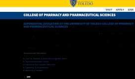 
							         Experiential Education at The University of Toledo College of ...								  
							    