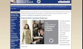 
							         Experiential Learning Programs (ELP) - CT Judicial Branch								  
							    