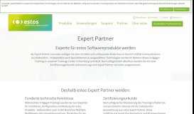 
							         Expert Partner : enables easy communication - Estos								  
							    
