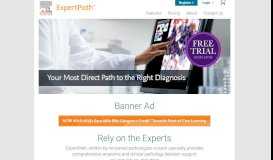 
							         ExpertPath | Your Most Direct Path to the Right Diagnosis								  
							    