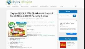 
							         [Expired] [VA & In Branch only] Northwest Federal Credit Union $300 ...								  
							    