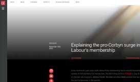 
							         Explaining the pro-Corbyn surge in Labour's membership | British ...								  
							    