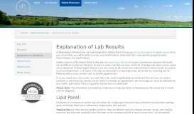 
							         Explanation of Lab Results - Bloomington Primary Care								  
							    