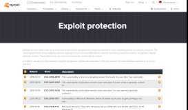 
							         Exploit protection - Avast								  
							    