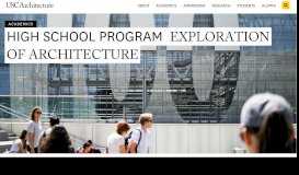 
							         Exploration of Architecture | USC School of Architecture								  
							    