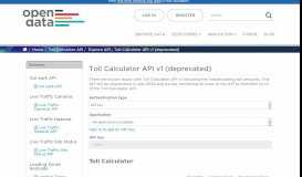 
							         Explore API - Toll Calculator API | TfNSW Open Data Hub and ...								  
							    