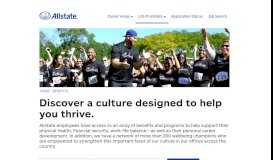 
							         Explore Our Benefits – Allstate Careers - Allstate Jobs								  
							    
