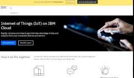 
							         Explore the Internet of Things (IoT) | IBM Watson IoT								  
							    