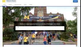 
							         Explore - University of Michigan Maize Pages								  
							    