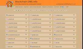 
							         Explorer: J - Blockchain-DNS.info								  
							    