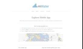 
							         Explorer - mWater								  
							    