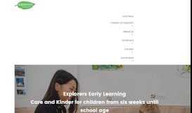 
							         Explorers Early Learning - Reggio Emilia Inspired Child Care and ...								  
							    