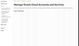 
							         Exploring the My Services Dashboard - Oracle Docs								  
							    