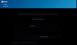 
							         Exploring the Security of Helm - Bitnami Engineering Portal								  
							    