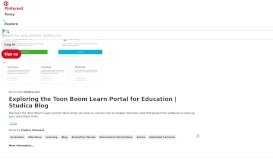 
							         Exploring the Toon Boom Learn Portal for Education | Animation ...								  
							    