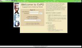 
							         Expo login - SupplyCore								  
							    