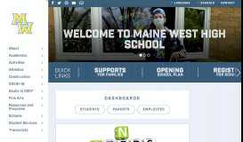 
							         Export Events - Maine West High School - District 207								  
							    