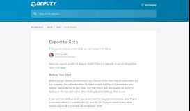 
							         Export to Xero | Deputy Help Center								  
							    