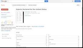 
							         Exports Declared for the United States								  
							    