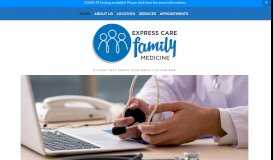
							         Express Care Family Medicine								  
							    