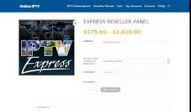 
							         EXPRESS RESELLER PANEL | Bell IPTV - IPTV Subscription ...								  
							    