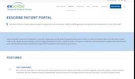 
							         Exscribe Patient Portal - Orthopaedic EHR | Exscribe Orthopaedic ...								  
							    