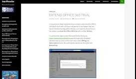 
							         Extend Office 365 trial | Jaap Wesselius								  
							    