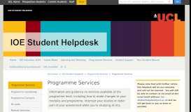 
							         Extenuating Circumstances | IOE Student Helpdesk - UCL - London's ...								  
							    