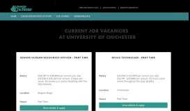 
							         External Examiner job vacancy at University of Chichester - All Jobs Pro								  
							    