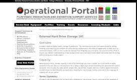 
							         External Hard Drive Storage 101 – Operational Portal | UCF Film ...								  
							    