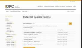 
							         External Search Engine - Independent Office for Police Conduct (IOPC)								  
							    