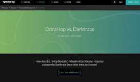 
							         ExtraHop vs. Darktrace: Network Traffic Analysis Comparison | ExtraHop								  
							    