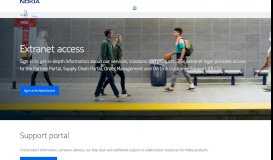 
							         Extranet access | Nokia								  
							    