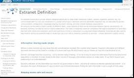 
							         Extranet Definition - Extranet Portal								  
							    