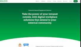 
							         Extranet & External Engagement Solutions | Igloo Software								  
							    