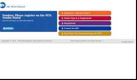 
							         Extranet - My MTA Portal								  
							    