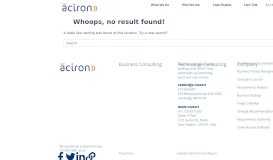 
							         Extranet Portal Development | Aciron Consulting								  
							    