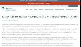 
							         Extraordinary Nurses Recognized at CentraState Medical Center ...								  
							    