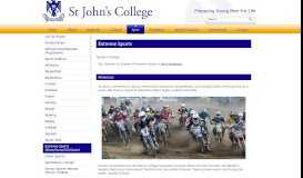 
							         Extreme Sports (Moto/Snow/Ski/Skate) - St. John's College								  
							    