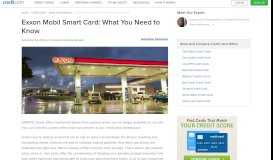 
							         Exxon Mobil Smart Card: What You Need to Know | Credit.com								  
							    