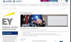 
							         EY Web Portal - California Society of CPAs								  
							    